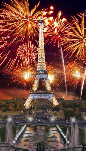 Turnul Eiffel &#537;i saluta&#539;i aproape - F-269a