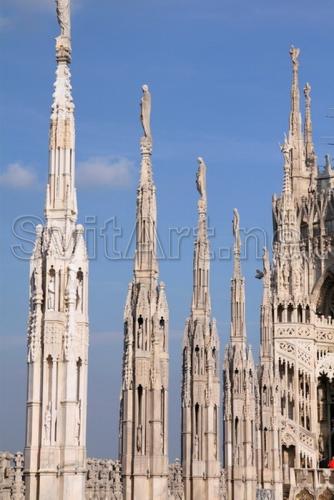 Spiers of the Cathedral of Milan - F-184