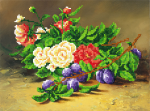 Flowers and berries - A-086