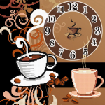 Watch with hot aromatic coffee - CH-009