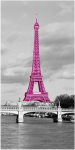 Unusual photo of the Eiffel Tower - F-084b