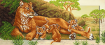 Tigress with cubs - A-067
