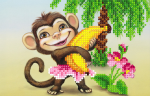 Monkey with banana - SI-620