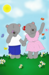 Pair of bears and summer - FV-175
