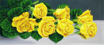 Șapte trandafiri galbeni - A-128a