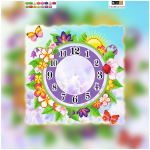 Purple ceasuri cu flori - XB CH-006