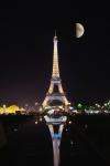 The Eiffel Tower at night - F-261