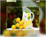 Lemons and decanter of lemonade - 2 -  F-268