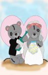 Loving couple of bears - FV-174