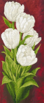 Bouquet of white tulips - A-301