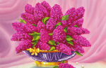 Vase with lilacs - SI-521