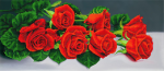 Bouquet of red roses - A-128