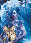 Girl and wolf - A-075