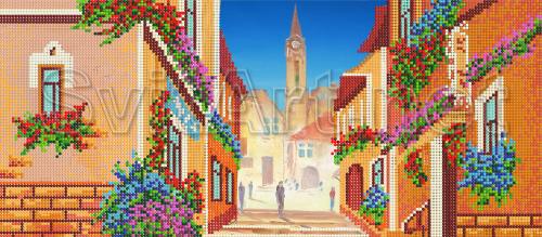 City decorated with flowers - A-183