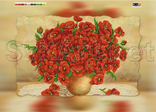 Red poppy flowers - XB SI-546