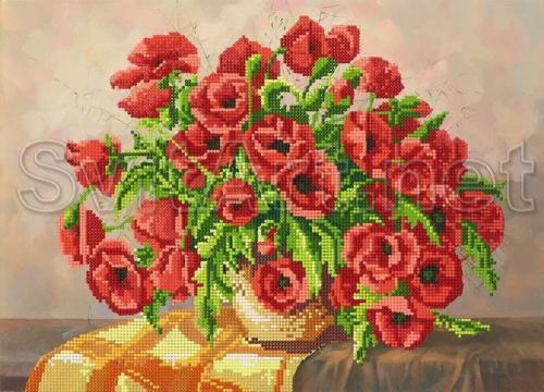 Red poppies on the table - A-137