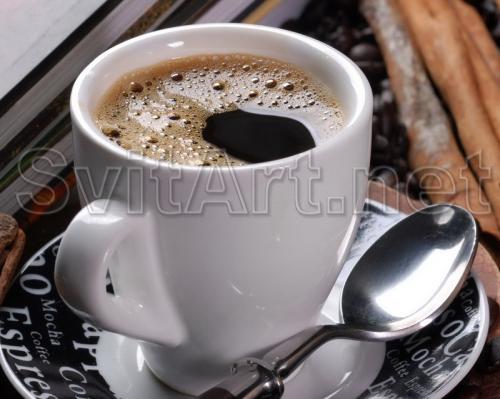 A cup of black coffee on the table - F-031b