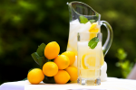 Lemons and decanter of lemonade - F-268