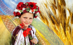 Ukrainka and spikelets - F-239