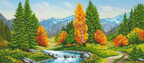 River near the mountains - A-126