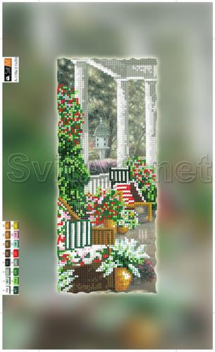 Veranda with plants - XB A-118a