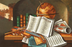 Bookshelf and globe - SI-122