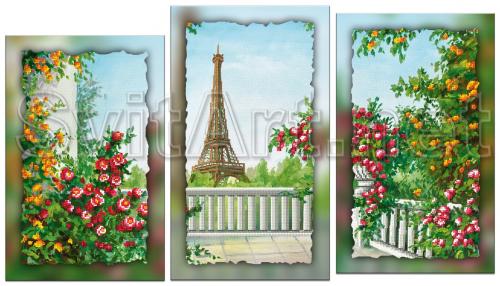 Turnul Eiffel &#537;i veranda - XB MVSI-739