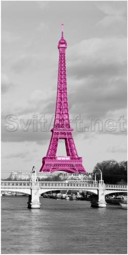 Unusual photo of the Eiffel Tower - F-084b