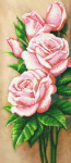 Three fresh roses - A-111a