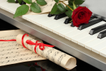 Rose and pianoforte - F-263