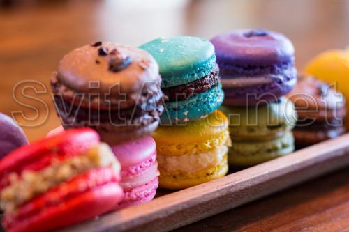 Macaroni of different tastes on the table - F-322