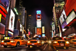 Machines at night in city New York - F-017