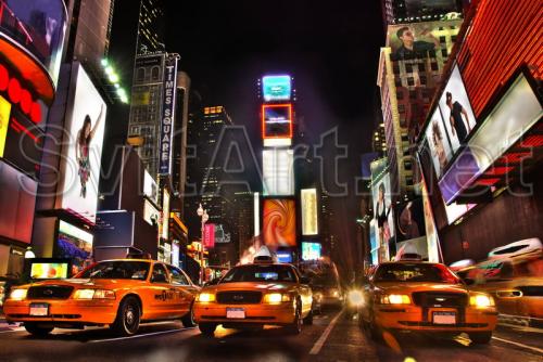 Masini pe timp de noapte &#238;n ora&#537;ul New York - F-017