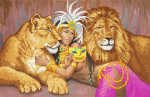 Femeia și Lions - A-099