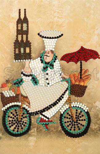 Cook on a bicycle - SI-286a