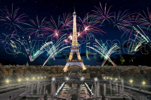 Eiffel Tower and Salute - 5 - F-276