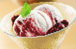 Two balls of ice cream - F-032d