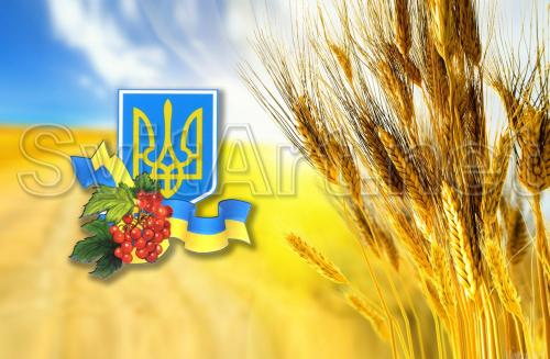 Symbols of the Ukrainian flag - F-236