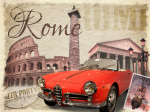 alpha Romeo and the sights of Rome - F-291