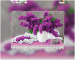 White lilac vase - �� F-256