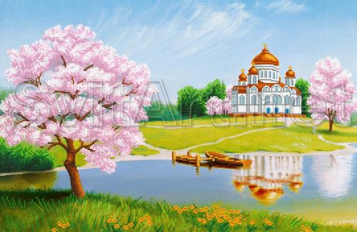 Temple on a hill by the lake - SI-729