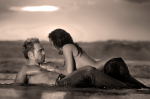A loving couple on the beach - F-233